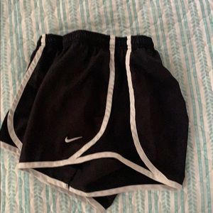Nike running shorts - black & white